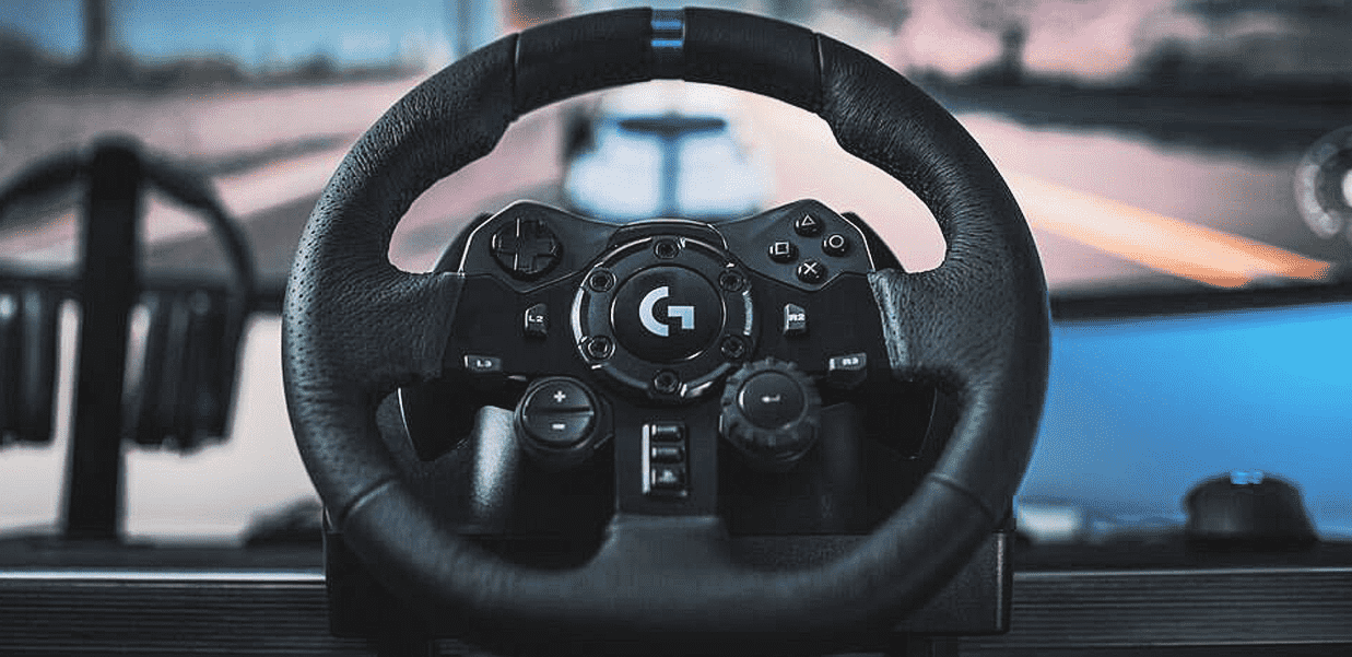 Logitech G923 Racing Wheel and Pedals ps4 controller amazon